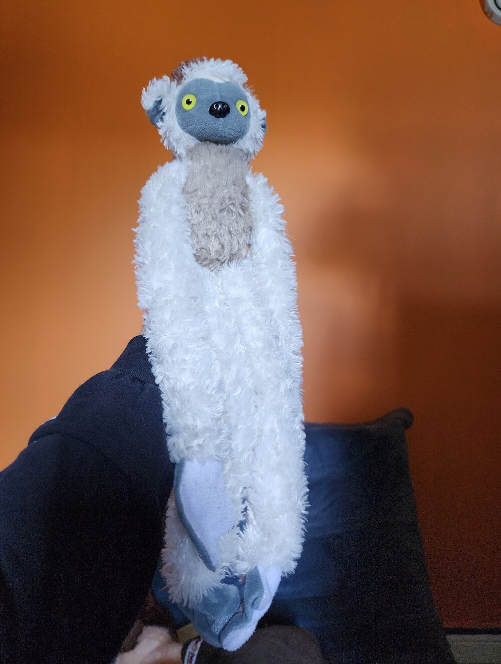 Wild Republic Sifaka Hanging Lemur Velcro